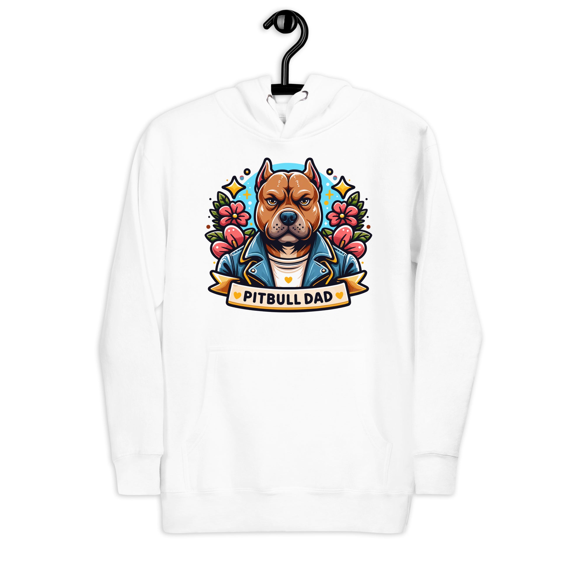 Pitbull Dad Hoodie - Bold & Stylish Comfort - Pittie Choy