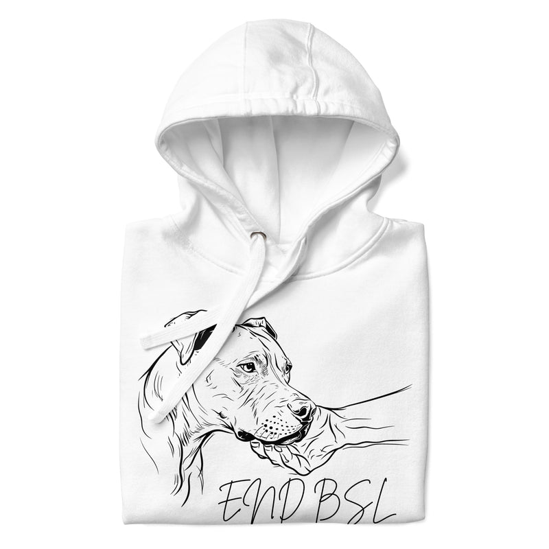 End BSL Pit Bull Hoodie for Women - Advocate with Comfort and Style
