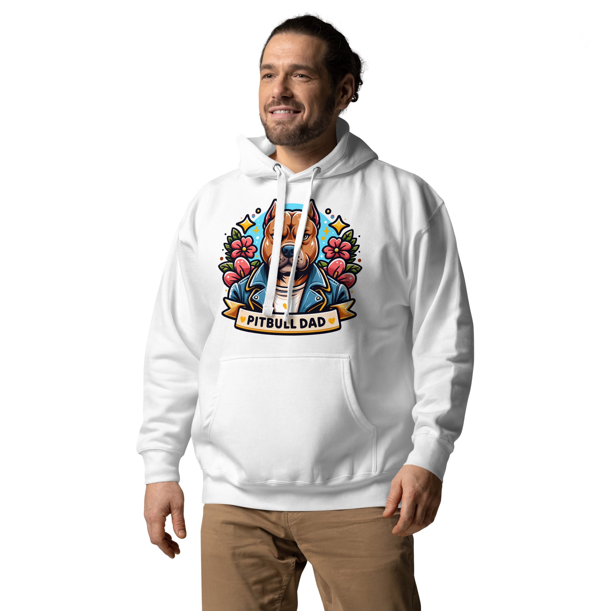 Pitbull Dad Hoodie - Bold & Stylish Comfort - Pittie Choy