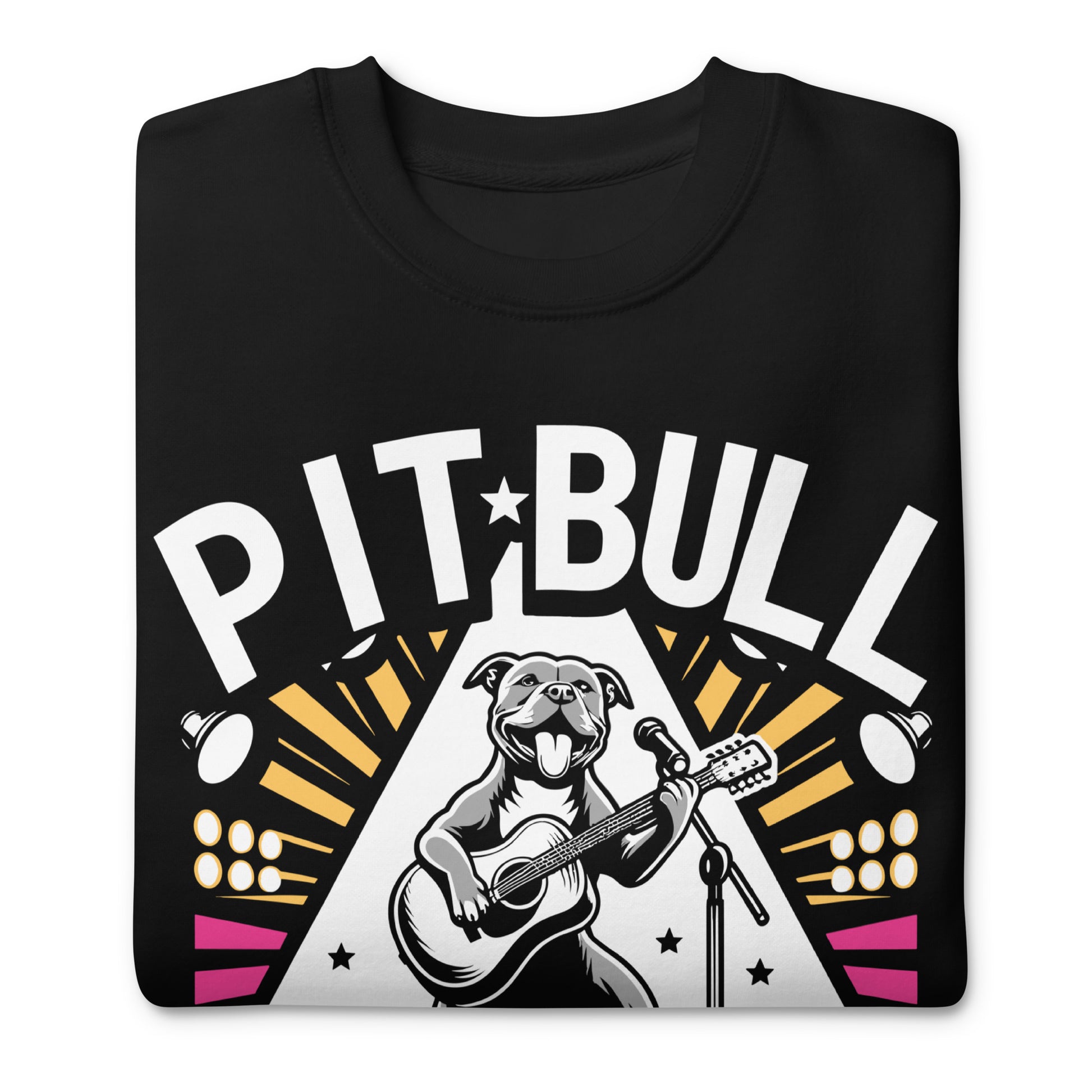 "Rockstar Paws" - Pitbull Mom Premium Sweatshirt - Pittie Choy