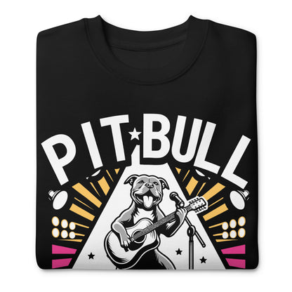 "Rockstar Paws" - Pitbull Mom Premium Sweatshirt - Pittie Choy