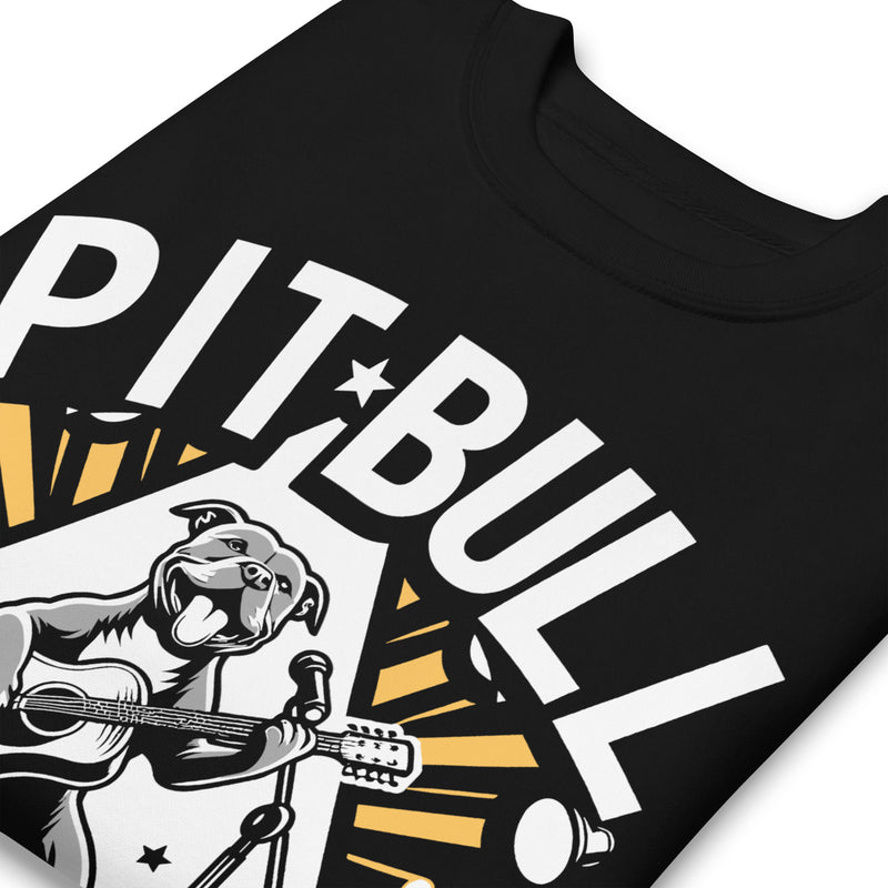 "Rockstar Paws" - Pitbull Mom Premium Sweatshirt