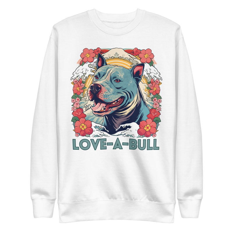 "Love-A-Bull" Floral Pitbull Sweatshirt