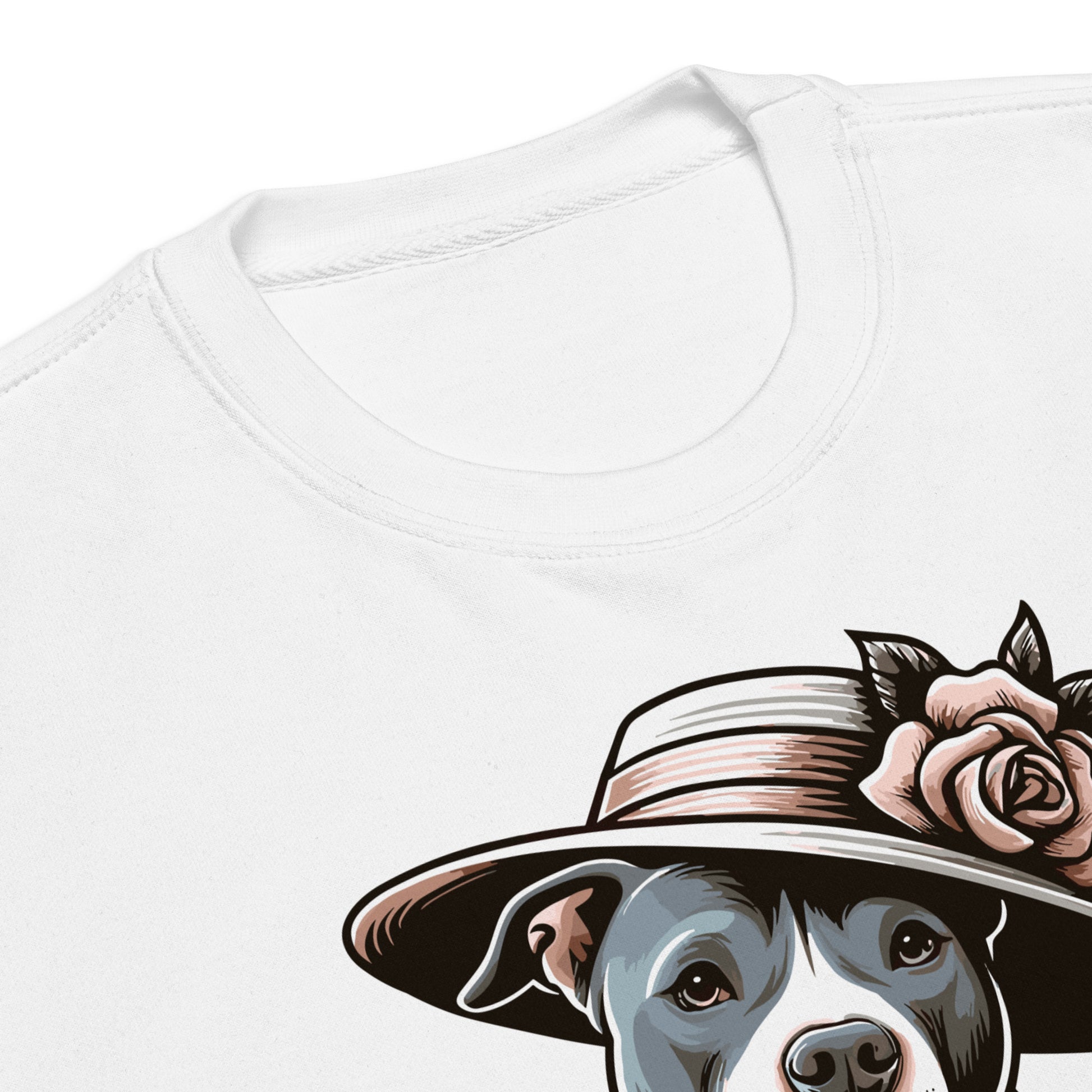 Pitbull Mom Elegance - Classic & Heartfelt Sweatshirt - Pittie Choy