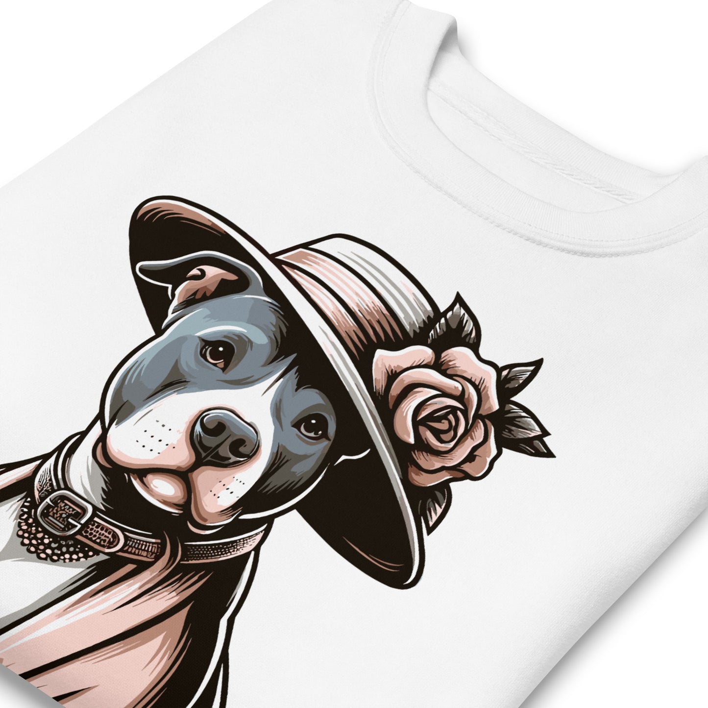 Pitbull Mom Elegance - Classic & Heartfelt Sweatshirt - Pittie Choy