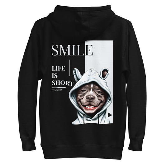 SMILE Hoodie - Spreading Positivity with Pitbulls! - Pittie Choy