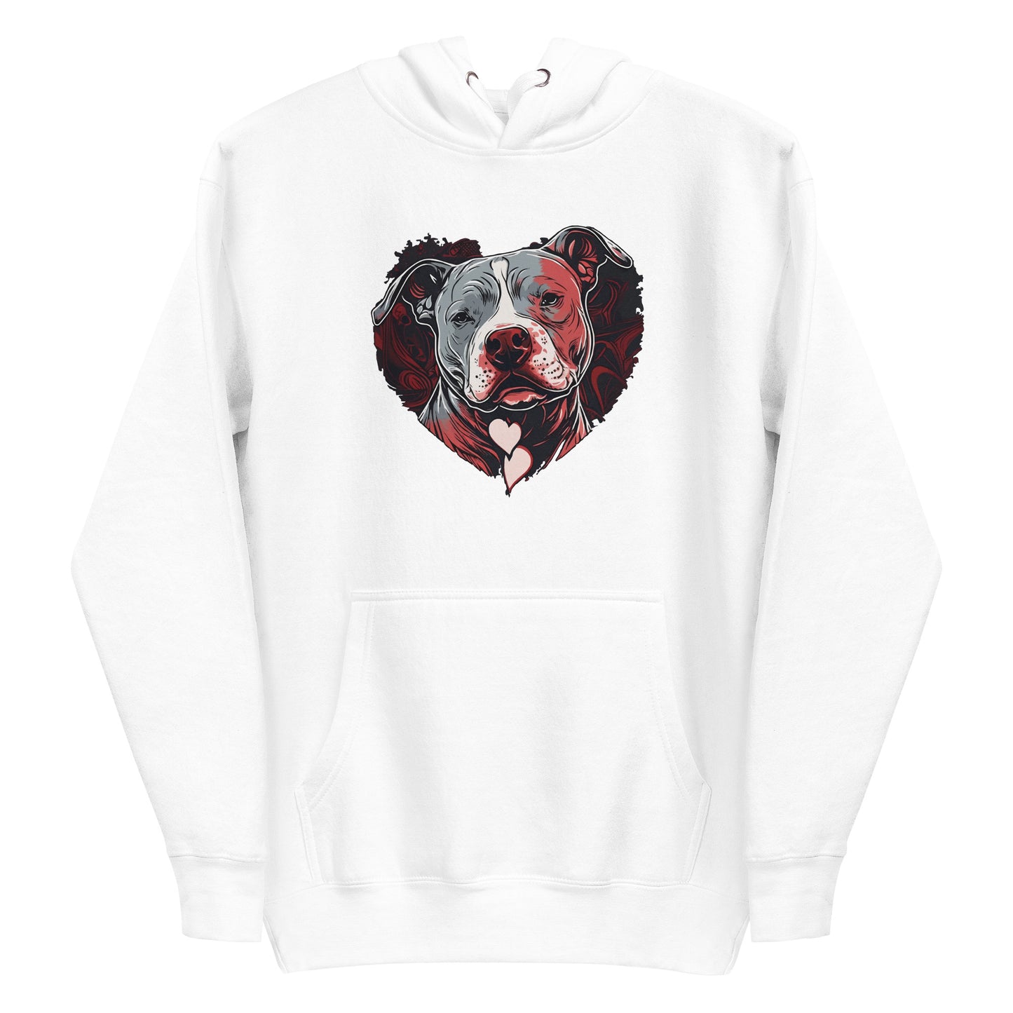Heart of a Pitbull Hoodie - Pittie Choy
