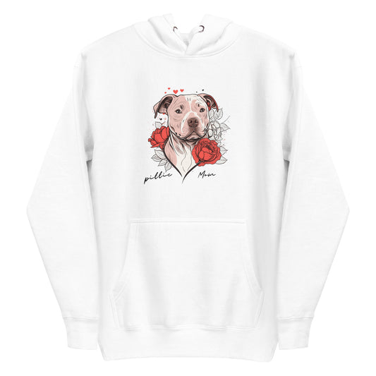 Pittie Mom Hoodie - Stay Cozy and Stylish with Your Beloved Pitbulls - Pittie Choy