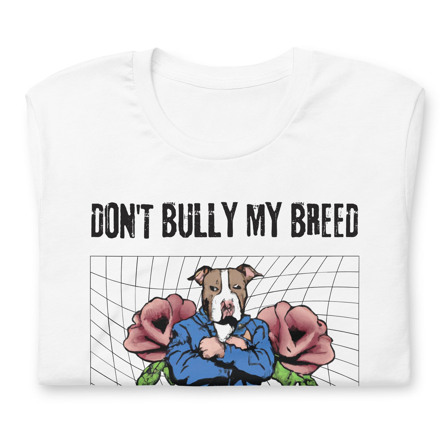 Don't Bully My Breed Unisex t-shirt - Roses - Pittie Choy